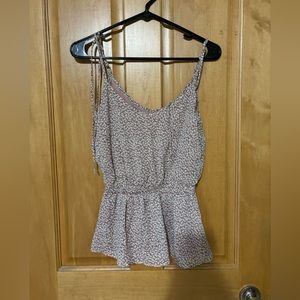 Pink Floral Dress Top. Size XS